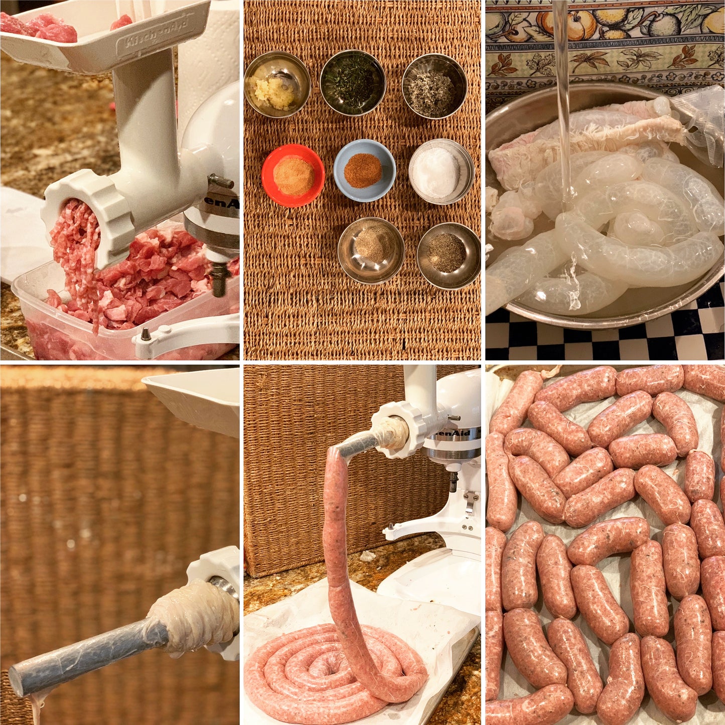 Artisanal Sausage Making- Sweet and Spicy Italian