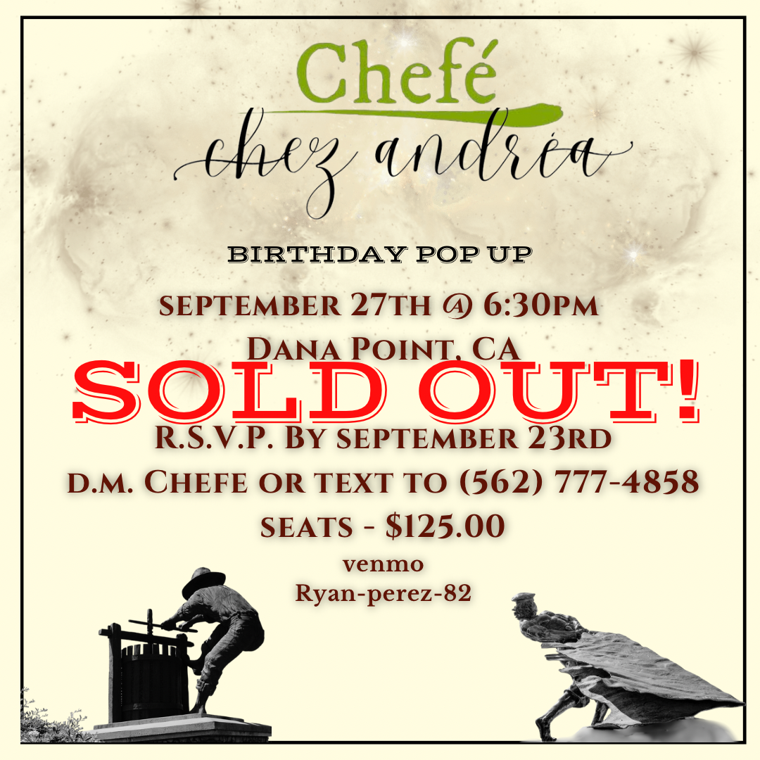 Chefé - Pop-up Tickets (Friday 9/27 6:30pm)